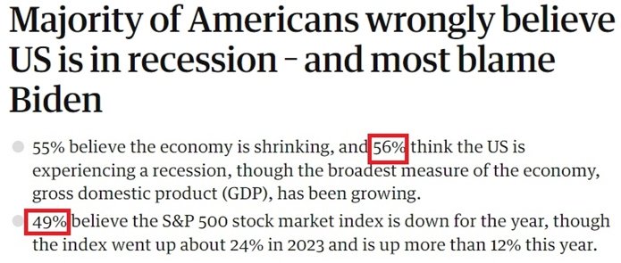 “氛围衰退”?美国经济的糟糕表现带火了这个词! 第2张 “氛围衰退”?美国经济的糟糕表现带火了这个词! 第2张