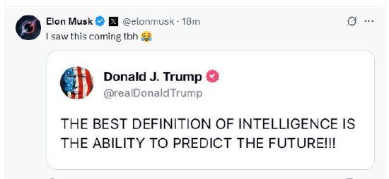 马斯克连发三条人工智能预测：实现完全自动驾驶、推理能力远超人类、预测未来 第3张